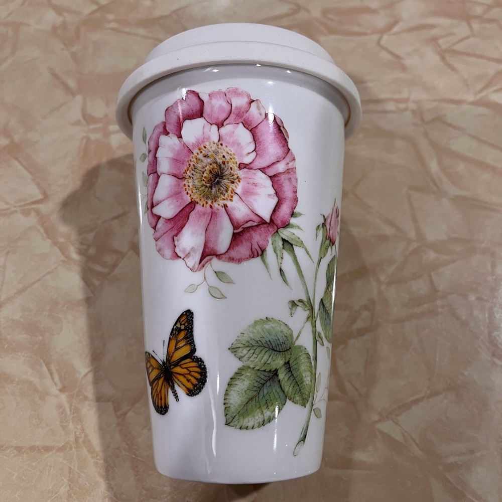 Butterfly Meadow Travel Mug